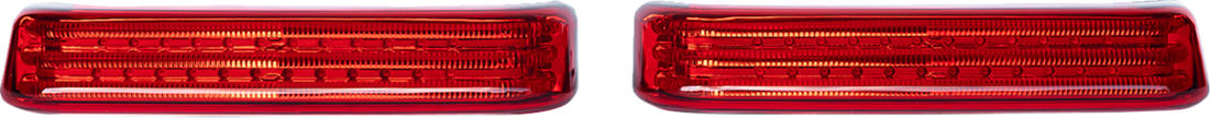 2040-2271 - CUSTOM DYNAMICS Saddlebag Lights - Black/Red PB-SB-HD-BR