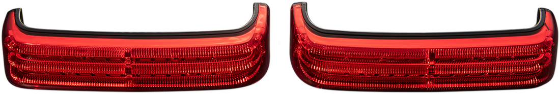 2040-2271 - CUSTOM DYNAMICS Saddlebag Lights - Black/Red PB-SB-HD-BR
