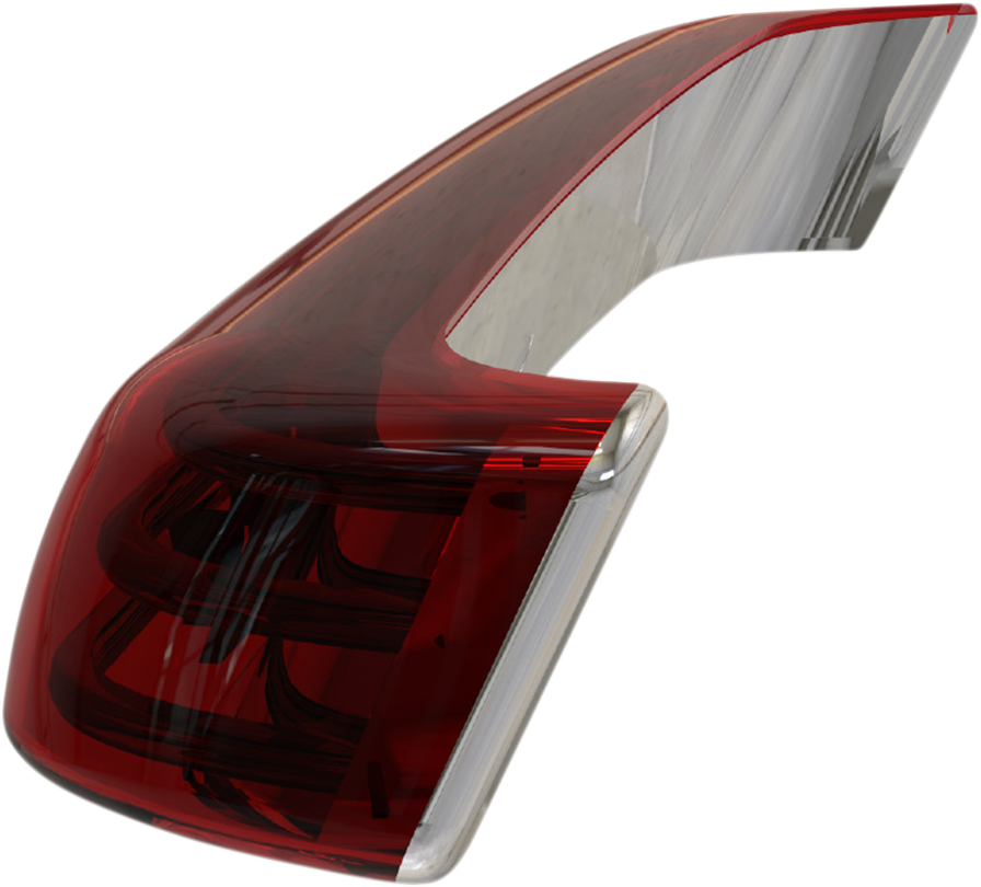 2040-2276 - CUSTOM DYNAMICS Saddlebag Lights - SS6 - Black/Red PB-SB-SS6-BR