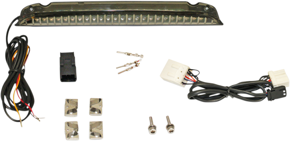 2040-2306 - CUSTOM DYNAMICS Luggage Rack Light -Smoke CD-LR-02-S
