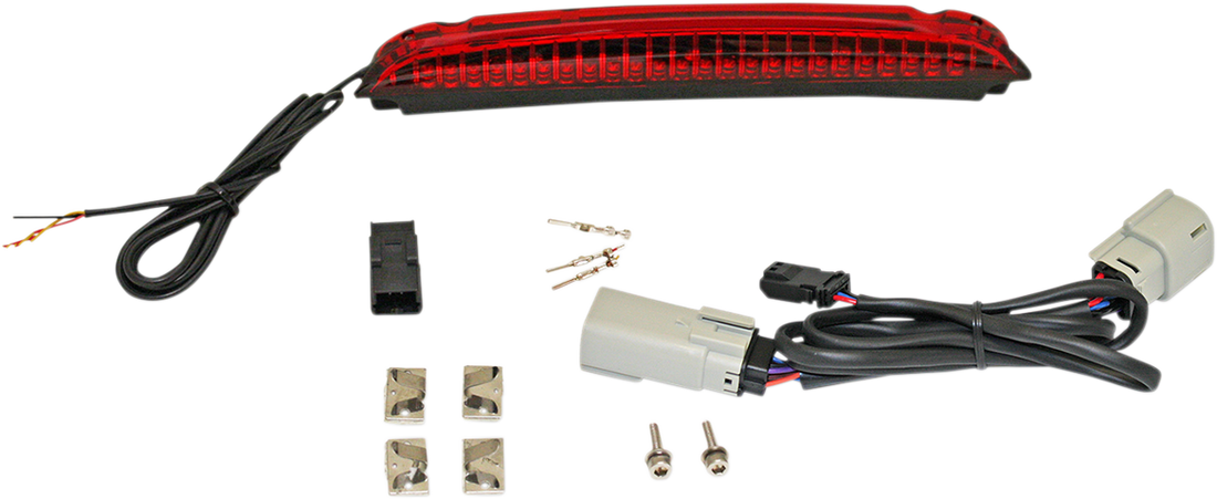 2040-2309 - CUSTOM DYNAMICS Luggage Rack Light - Red CD-LR-04-R