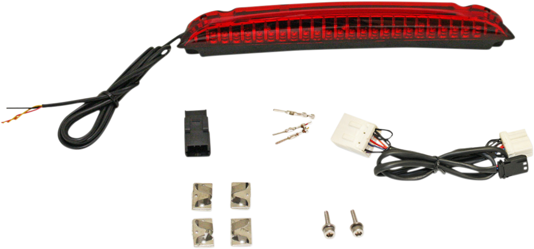 2040-2309 - CUSTOM DYNAMICS Luggage Rack Light - Red CD-LR-04-R