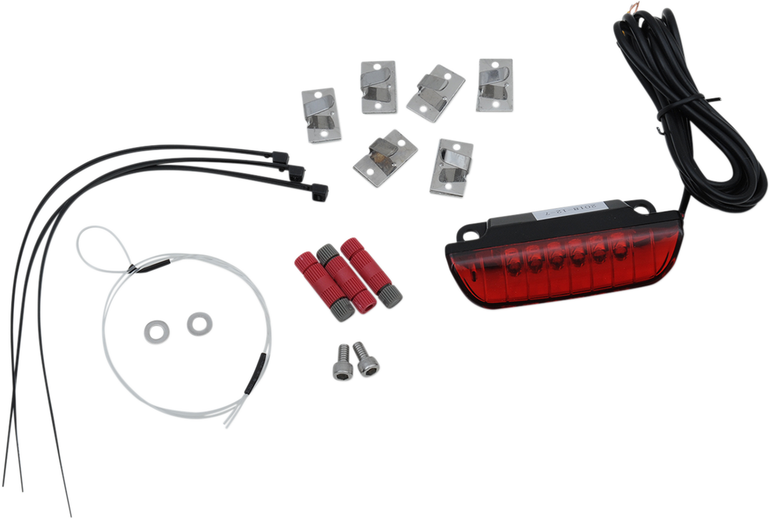 2040-2328 - CUSTOM DYNAMICS Luggage Rack Light Bar - Red CD-LR-06-R