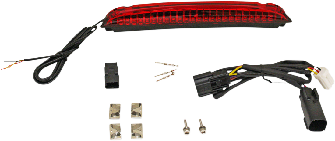 2040-2328 - CUSTOM DYNAMICS Luggage Rack Light Bar - Red CD-LR-06-R