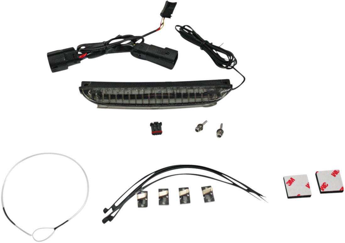 2040-2333 - CUSTOM DYNAMICS Luggage Rack Light Bar - Smoke CD-LR-05-S