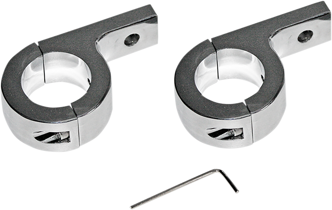 2040-2346 - CUSTOM DYNAMICS Mount Kit for 1-1/4" Tube - Chrome PB-125-C