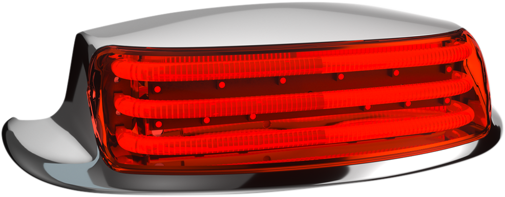 2040-2354 - CUSTOM DYNAMICS Fender Tip Light - Smoke Lens - Chrome PB-FT-TOUR-S-C