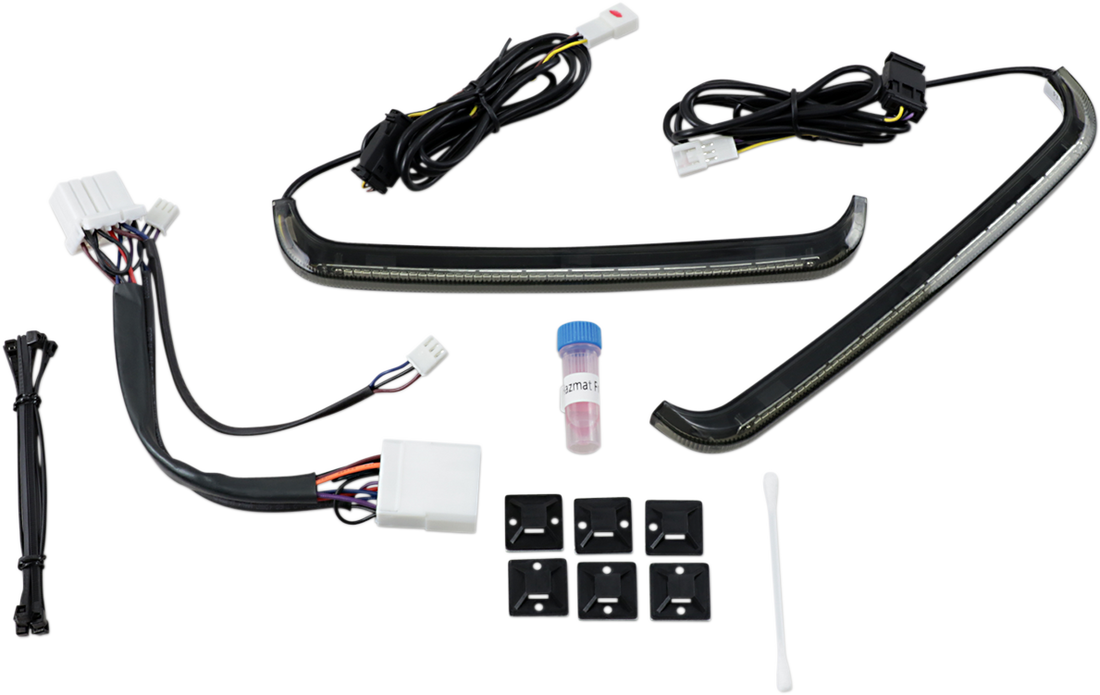 2040-2360 - CUSTOM DYNAMICS Saddlebag Lights - '97-'13 - Smoke Lens CD-LP-HD-S
