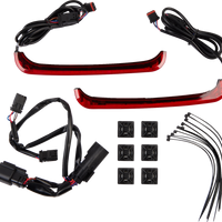 2040-2439 - CUSTOM DYNAMICS Saddlebag Lights - Red Lens CD-LPSEQ-BCM4-R