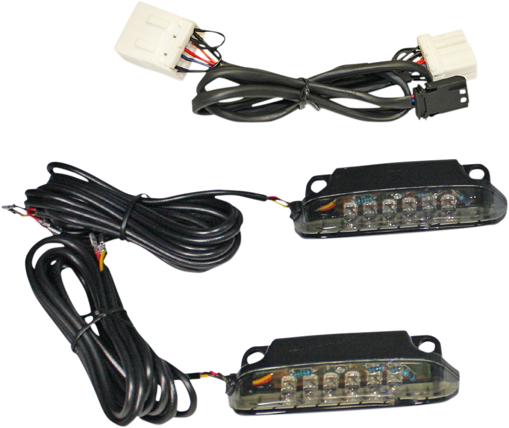 2040-2470 - CUSTOM DYNAMICS Luggage Rack Light Bar - Smoke CD-LR-09-S