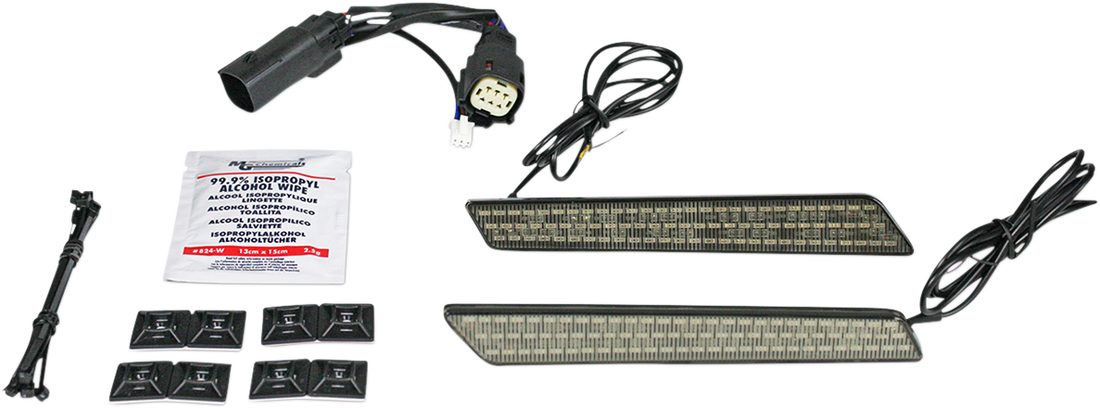 2040-2480 - CUSTOM DYNAMICS Saddlebag Latch Lights - SS6 - Smoke CD-LATCH-SS6-S