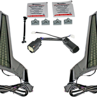 2040-2516 - CUSTOM DYNAMICS Fascia LED Light Panels - Black/Red CD-FASCIA-SS6RB