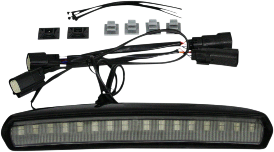 2040-2523 - CUSTOM DYNAMICS Tour Pack Lid Light - Black/Smoke CD-TP-LID-BS