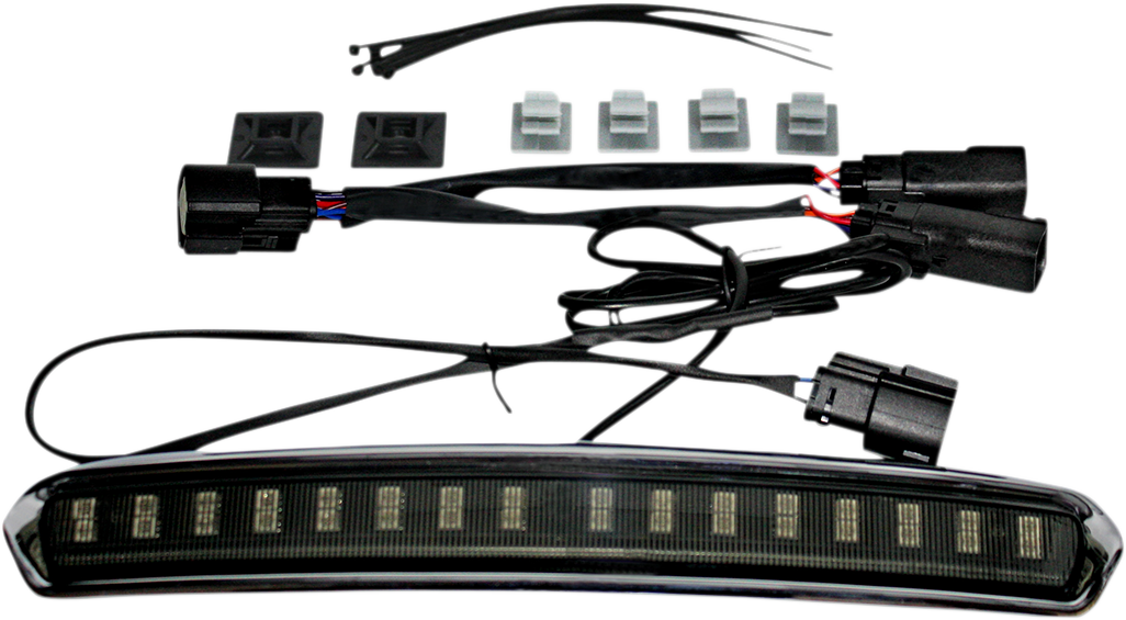 2040-2524 - CUSTOM DYNAMICS Tour Pack Lid Light - Black/Red CD-TP-LID-BR