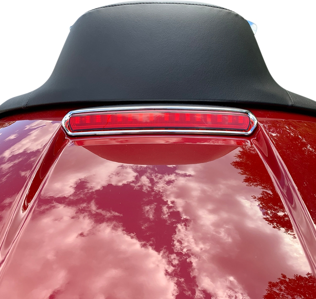 2040-2526 - CUSTOM DYNAMICS Tour Pack Lid Light - Chrome/Red CD-TP-LID-CR