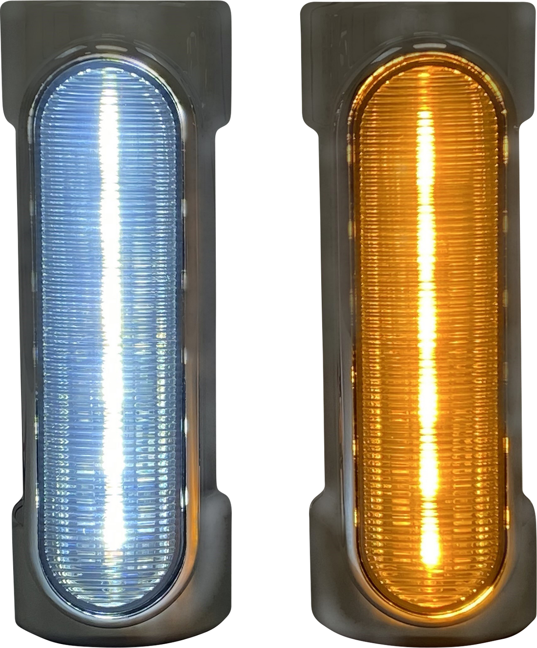 2040-2530 - CUSTOM DYNAMICS Engine Guard Light - '97-'13 FLH - Chrome CD-CB-AW-HD-C