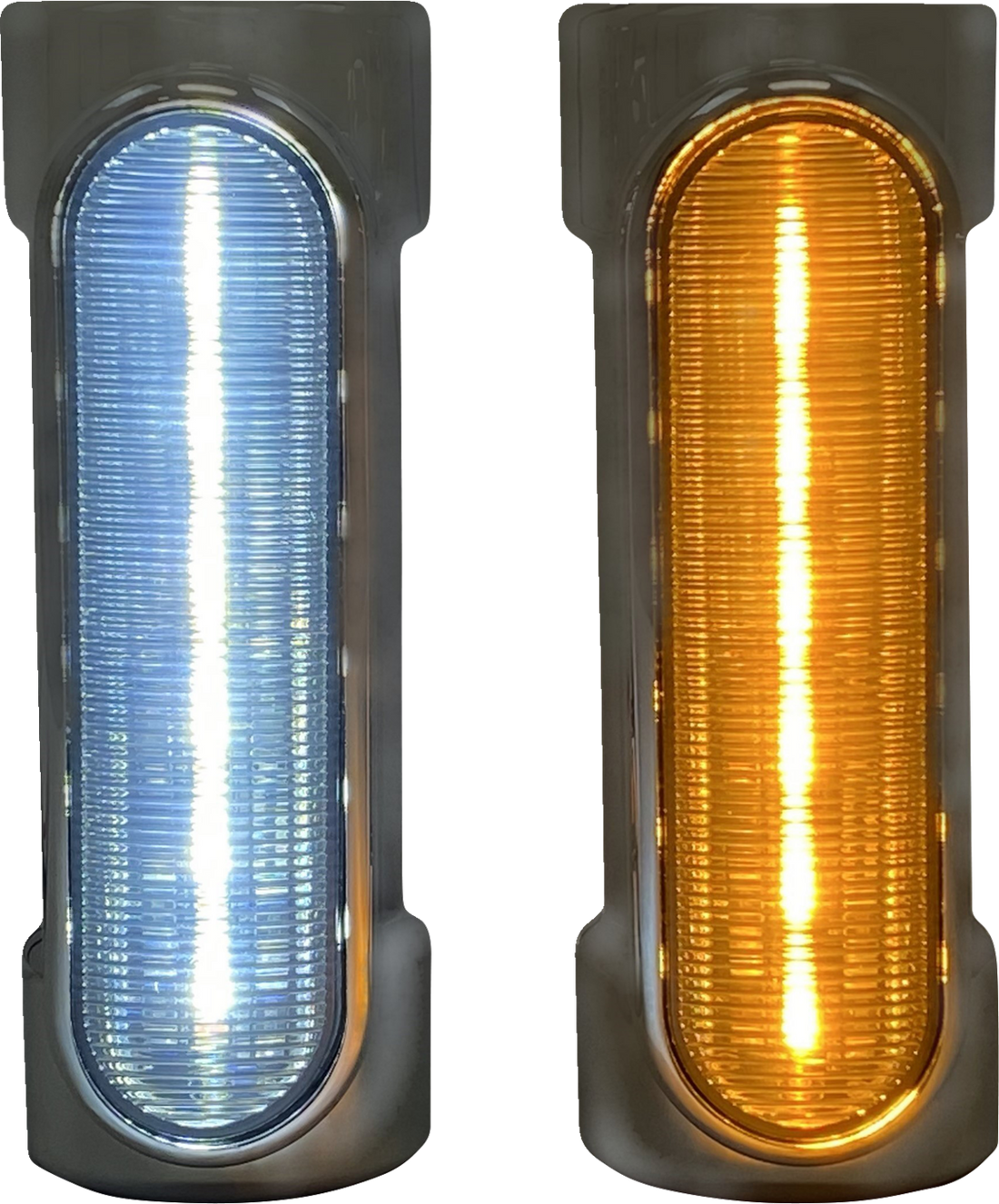 2040-2530 - CUSTOM DYNAMICS Engine Guard Light - '97-'13 FLH - Chrome CD-CB-AW-HD-C