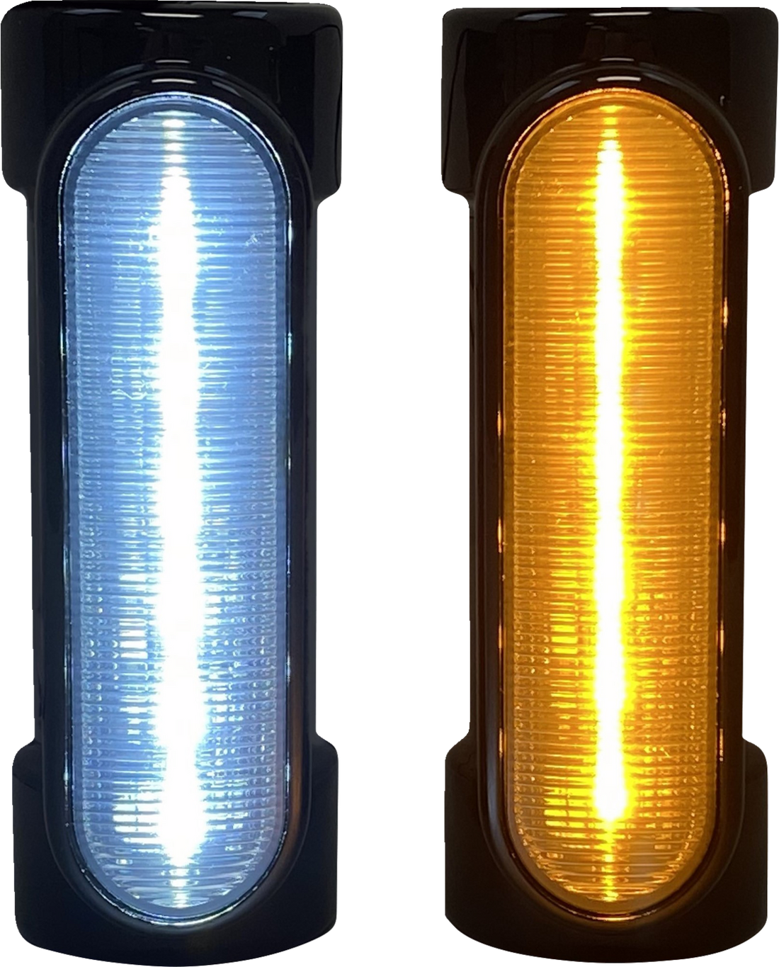 2040-2531 - CUSTOM DYNAMICS Engine Guard Light - '10-'13 FLHX - Black CD-CB-AW-SS6-B