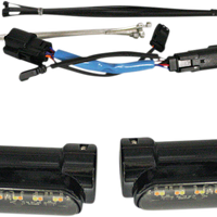 2040-2531 - CUSTOM DYNAMICS Engine Guard Light - '10-'13 FLHX - Black CD-CB-AW-SS6-B