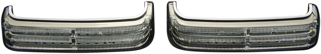 2040-2574 - CUSTOM DYNAMICS Saddlebag LED Lights - Sequential - Chrome/Smoke PB-SBSEQ-BCM4CS