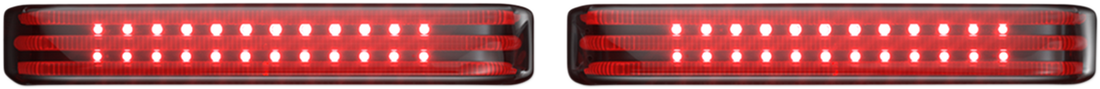 2040-2574 - CUSTOM DYNAMICS Saddlebag LED Lights - Sequential - Chrome/Smoke PB-SBSEQ-BCM4CS