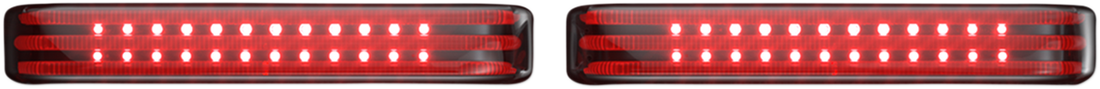2040-2586 - CUSTOM DYNAMICS Saddlebag LED Lights - Sequential - Chrome/Smoke PB-SBSEQ-SS8-CS