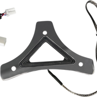 2040-2614 - CUSTOM DYNAMICS LED Backrest Light - Run/Brake - Chrome CD-BR-BCMXL-C
