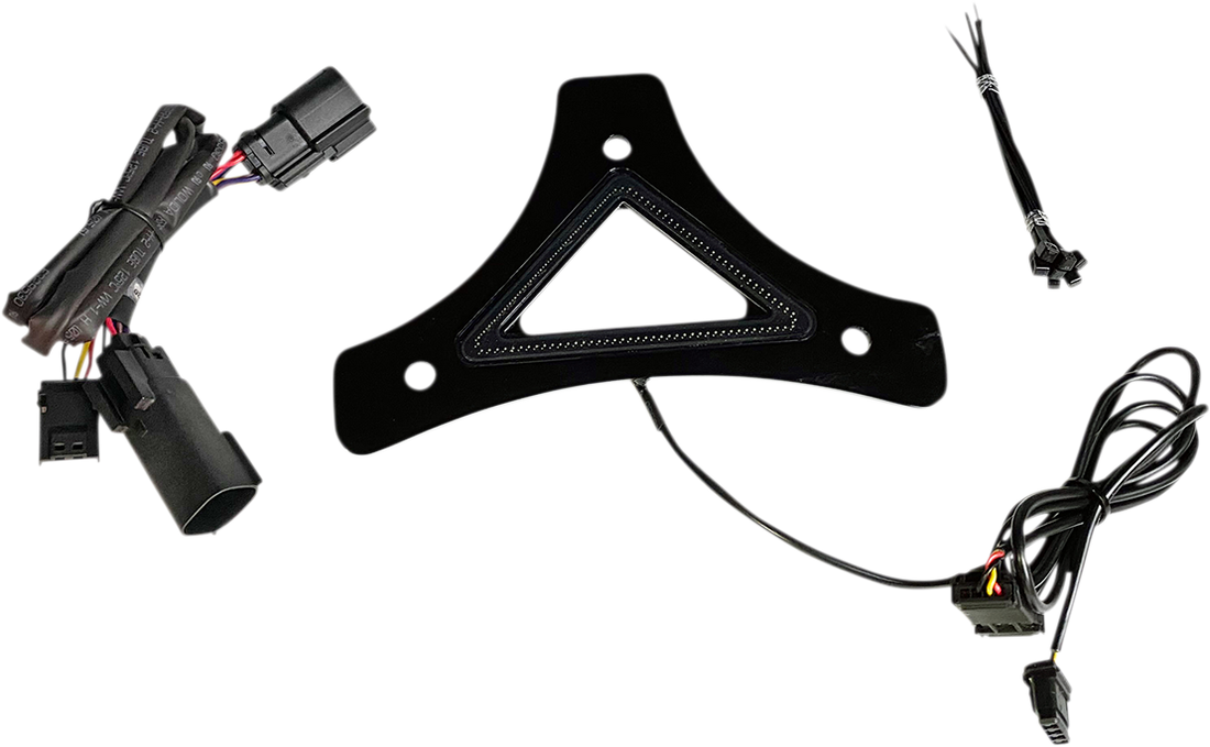 2040-2614 - CUSTOM DYNAMICS LED Backrest Light - Run/Brake - Chrome CD-BR-BCMXL-C