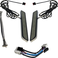 2040-2654 - CUSTOM DYNAMICS LED Fork Light - Smoke - Chrome CD-FORK-HD-SC