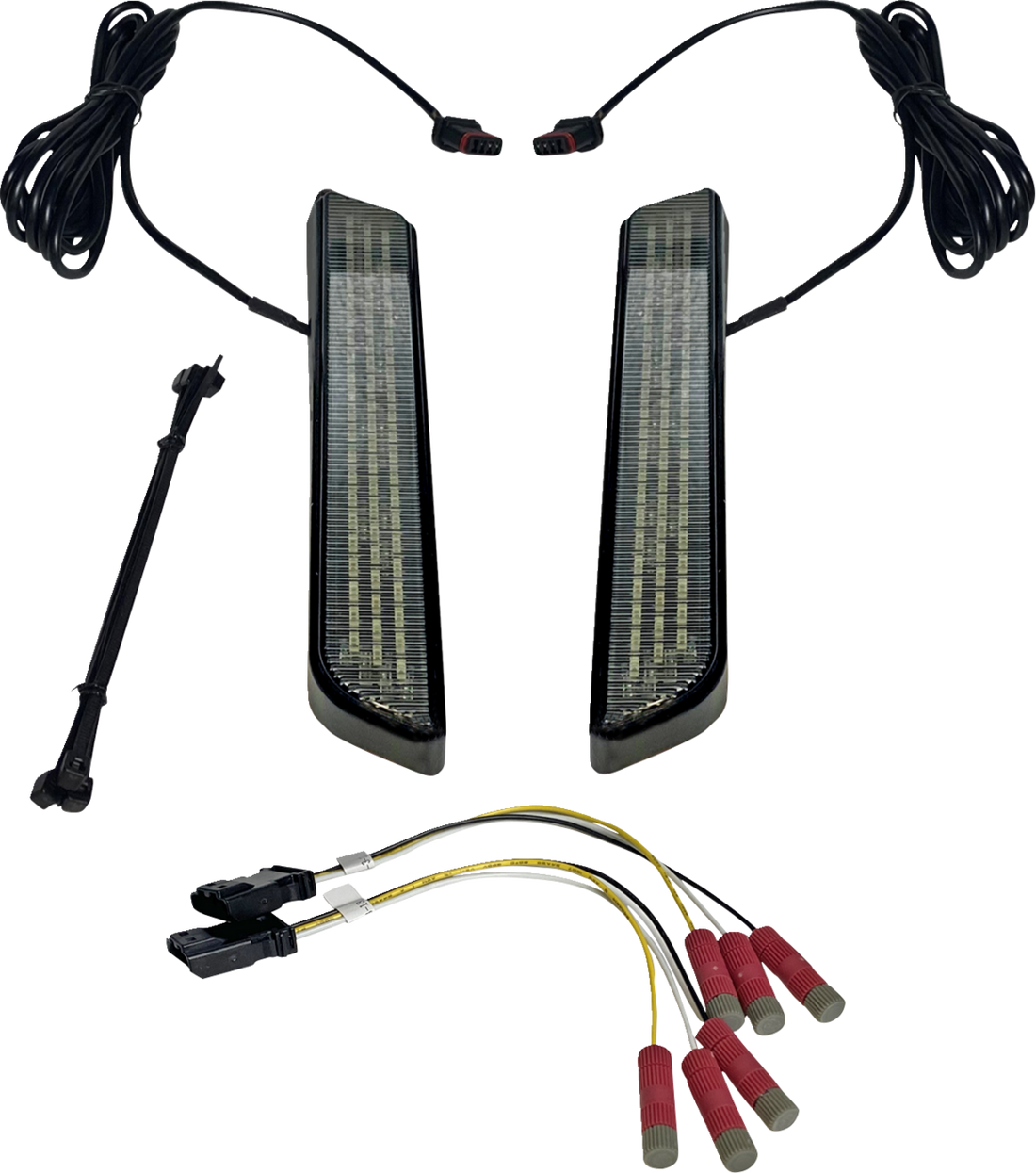 2040-2665 - CUSTOM DYNAMICS LED Fork Light - Smoke - Black CD-FORK-UNV-SB