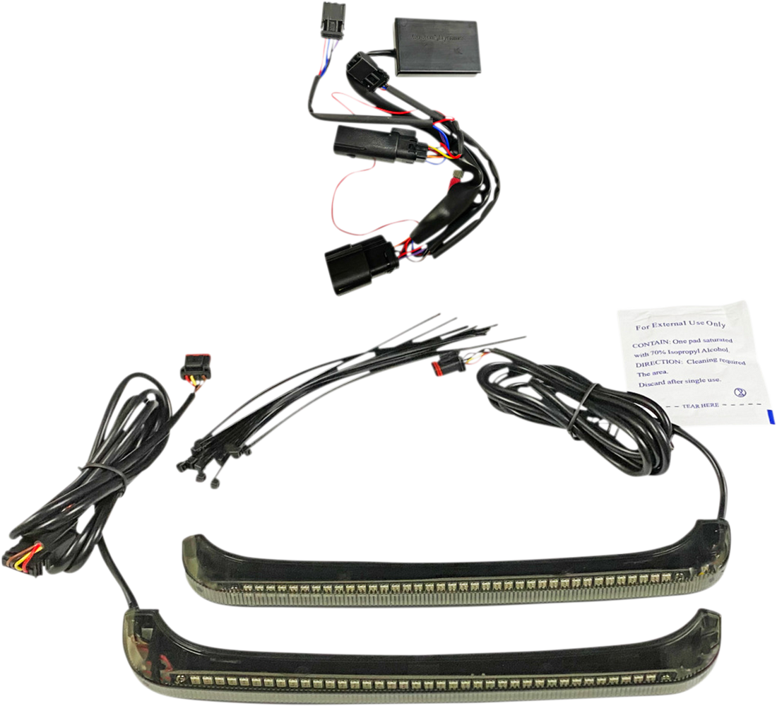 2040-2686 - CUSTOM DYNAMICS Saddlebag Lights - Smoke Lens CD-LPDC-BCM-S