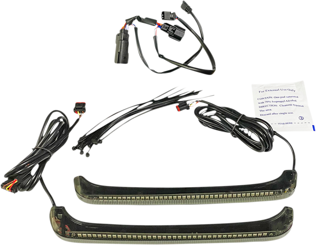 2040-2687 - CUSTOM DYNAMICS Saddlebag Lights - Smoke Lens CD-LPDC-BCM4-S