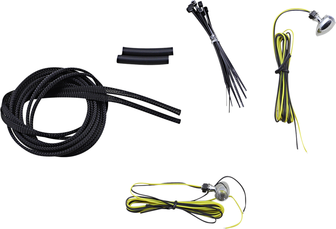 2040-2712 - CUSTOM DYNAMICS Micro Turn Signals - Amber -Chrome CD-MICRO-A-C