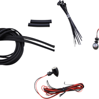 2040-2713 - CUSTOM DYNAMICS Micro Turn Signals - Red -Black CD-MICRO-R-B