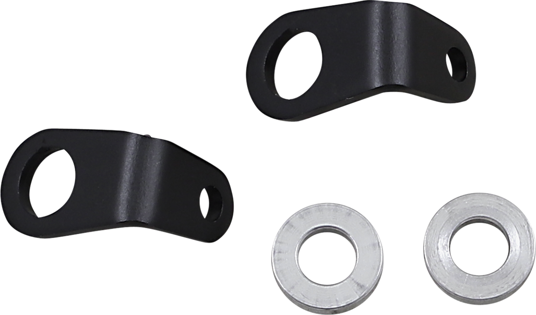2040-2715 - CUSTOM DYNAMICS Mount - Micro Turn Signal - L-Bracket - Black CD-MICRO-LB