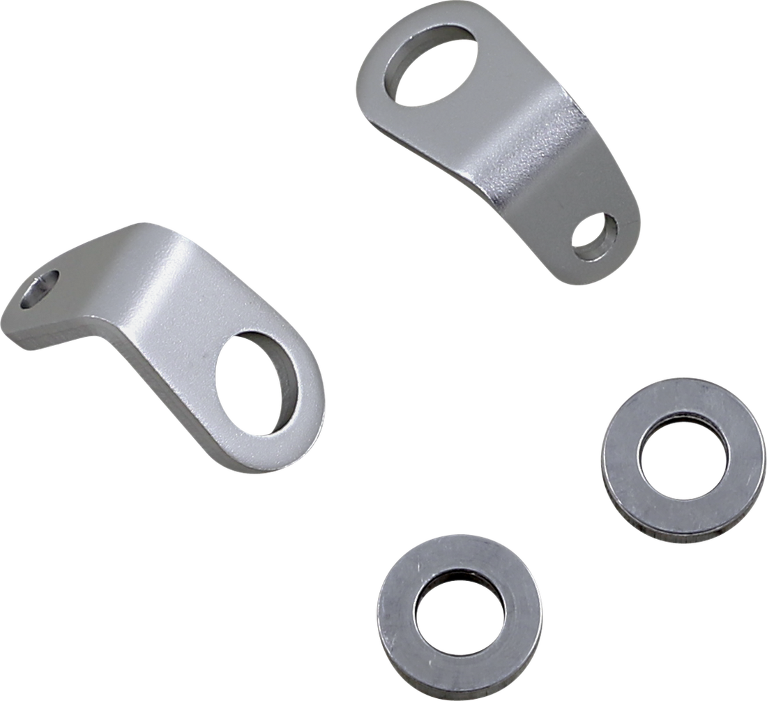 2040-2716 - CUSTOM DYNAMICS Mount - Micro Turn Signal - L-Bracket - Silver CD-MICRO-L