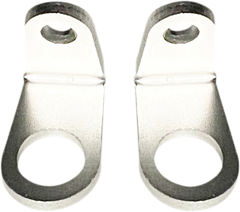 2040-2716 - CUSTOM DYNAMICS Mount - Micro Turn Signal - L-Bracket - Silver CD-MICRO-L