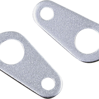 2040-2718 - CUSTOM DYNAMICS Mount - Micro Turn Signal - Straight Bracket - Silver CD-MICRO-S
