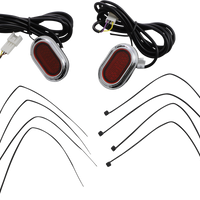 2040-2745 - CUSTOM DYNAMICS Antenna Grommet Light - Red Lens - Chrome CD-PLUG-RC