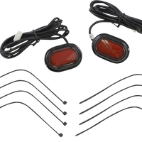 2040-2745 - CUSTOM DYNAMICS Antenna Grommet Light - Red Lens - Chrome CD-PLUG-RC