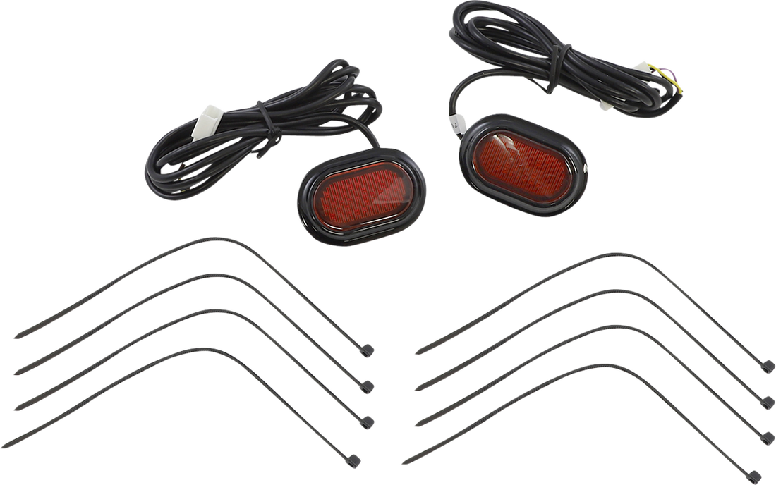 2040-2747 - CUSTOM DYNAMICS Antenna Grommet Light - Smoke Lens - Chrome CD-PLUG-SC