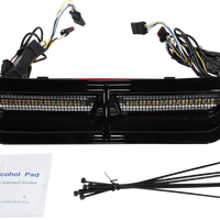 2040-2810 - CUSTOM DYNAMICS LED Vent Insert - Amber/White - Black w/ Black Mesh CD-VENT-AW2-BB