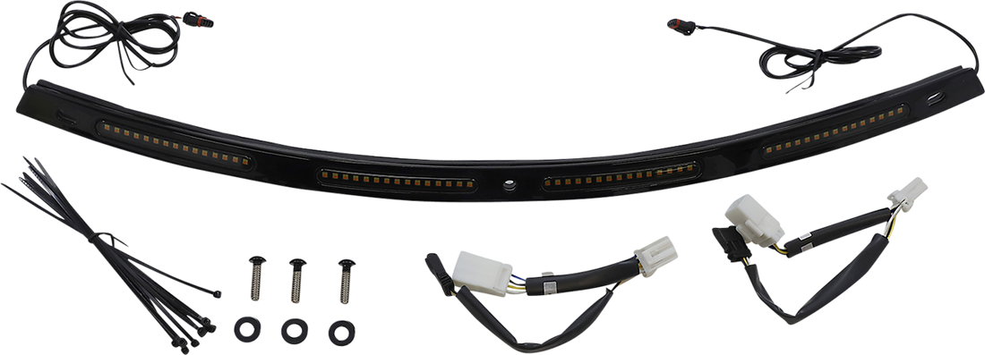 2040-2824 - CUSTOM DYNAMICS Windshield Trim - Black CD-WT2-01-B