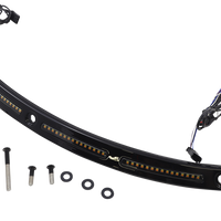 2040-2825 - CUSTOM DYNAMICS Windshield Trim - Chrome CD-WT2-01-C