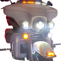 2040-2831 - CUSTOM DYNAMICS Windshield Trim - Sequential Turn Signals - Chrome CD-WT2-SEQ-05-C