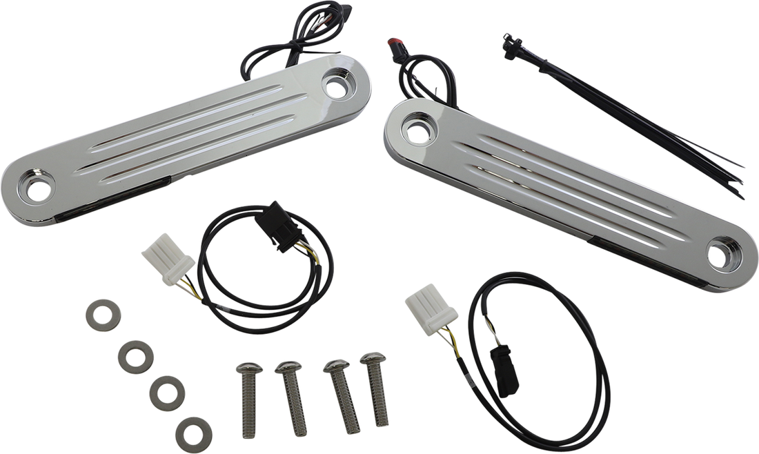 2040-2836 - CUSTOM DYNAMICS Light Strip - Chrome PB-DS2-13-C