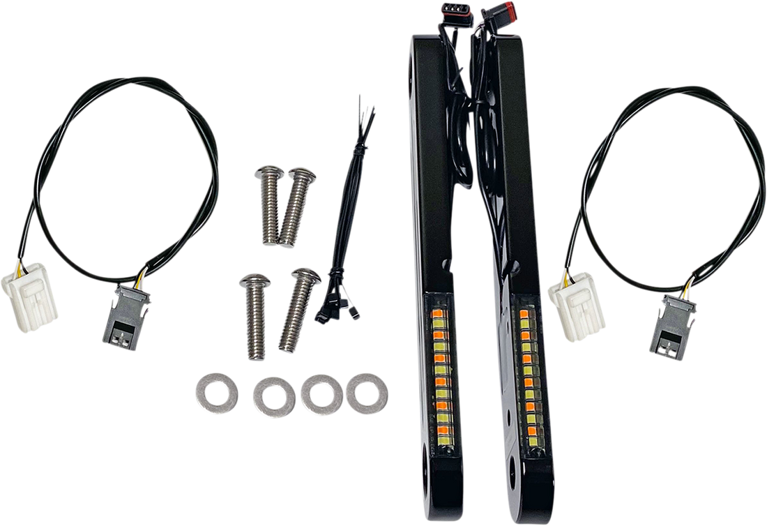 2040-2836 - CUSTOM DYNAMICS Light Strip - Chrome PB-DS2-13-C