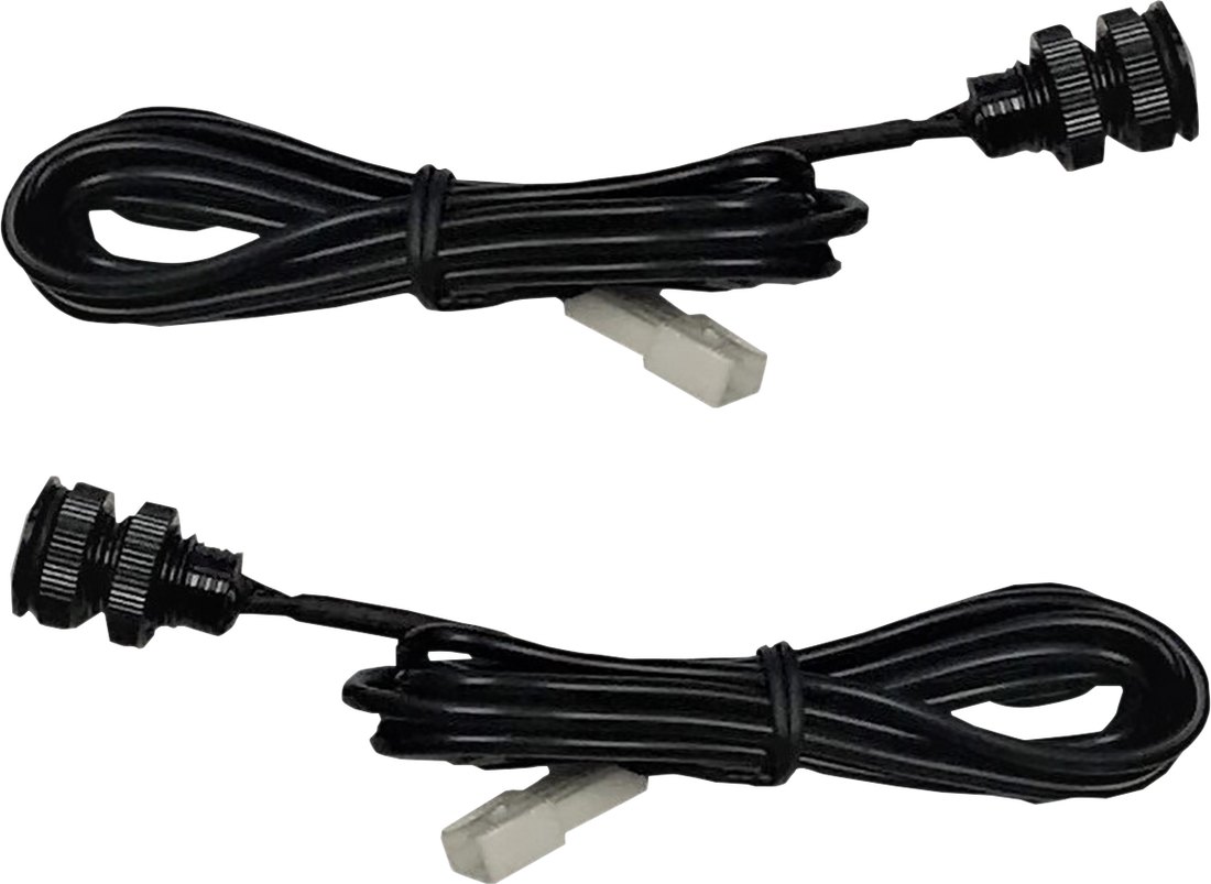 2040-2839 - CUSTOM DYNAMICS LED Lights - Red - Polished CD-BOLT-R2-P