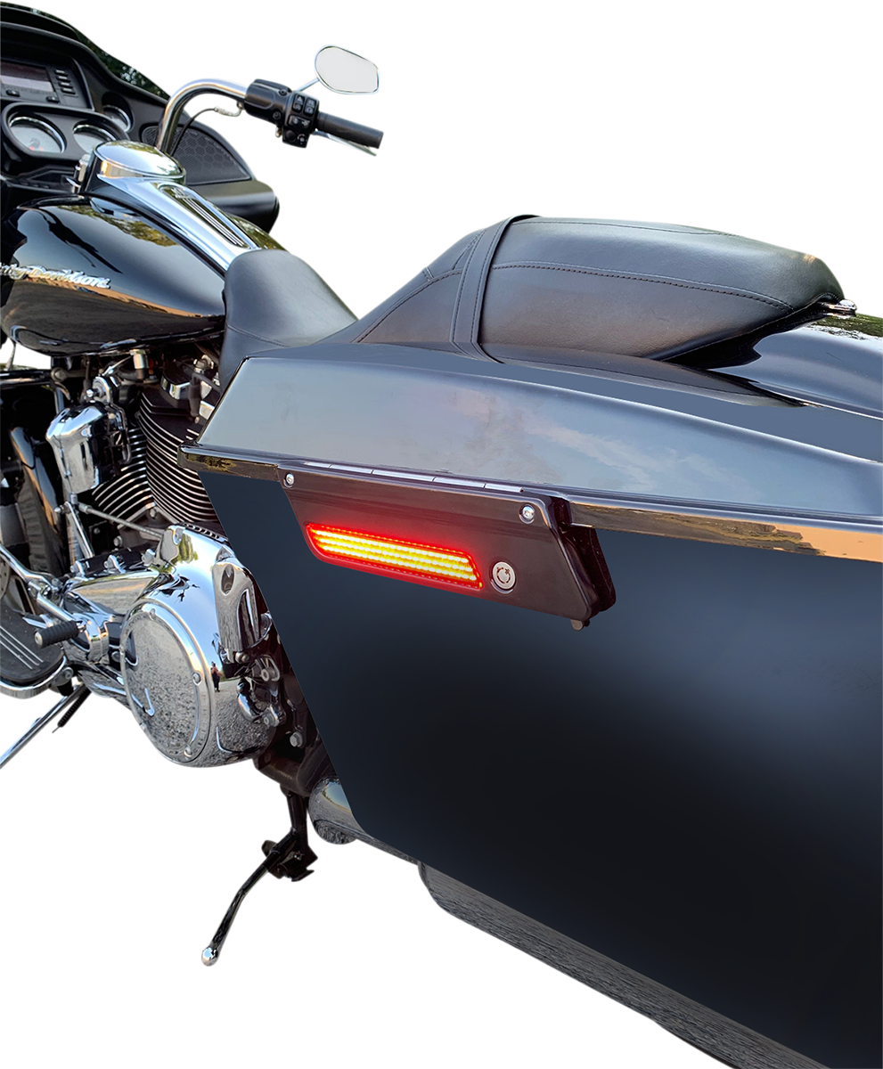 2040-2847 - CUSTOM DYNAMICS Saddlebag Light - Red CD-LATCH-DC4-R