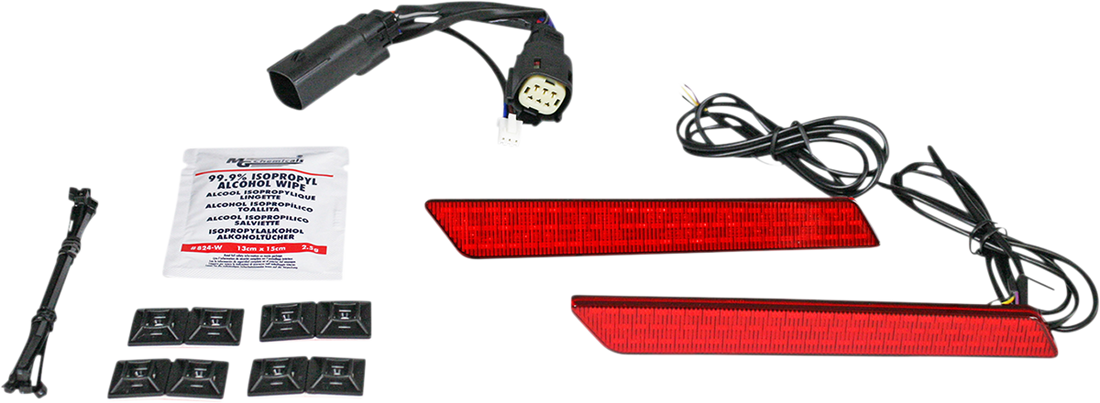 2040-2847 - CUSTOM DYNAMICS Saddlebag Light - Red CD-LATCH-DC4-R